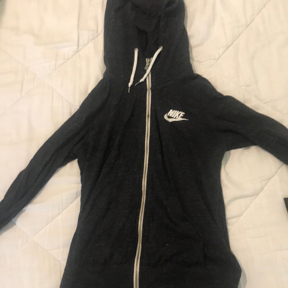 Nike grey size large hoodie